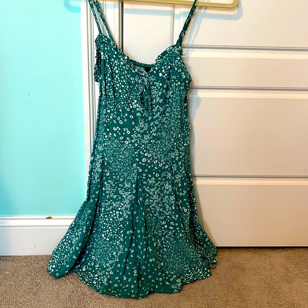 wild fable mini flowy green dress - target